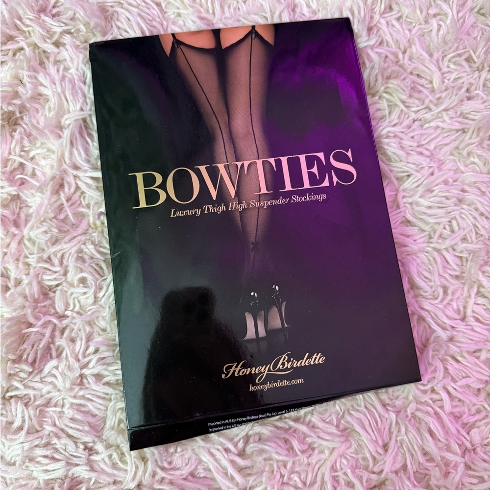 Honey Birdette Black Stockings